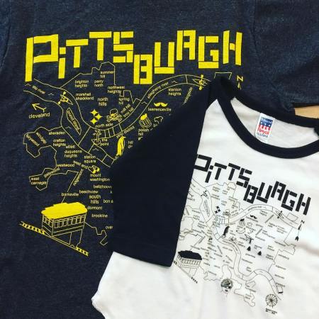 wildcard pittsburgh tshirt by maptote